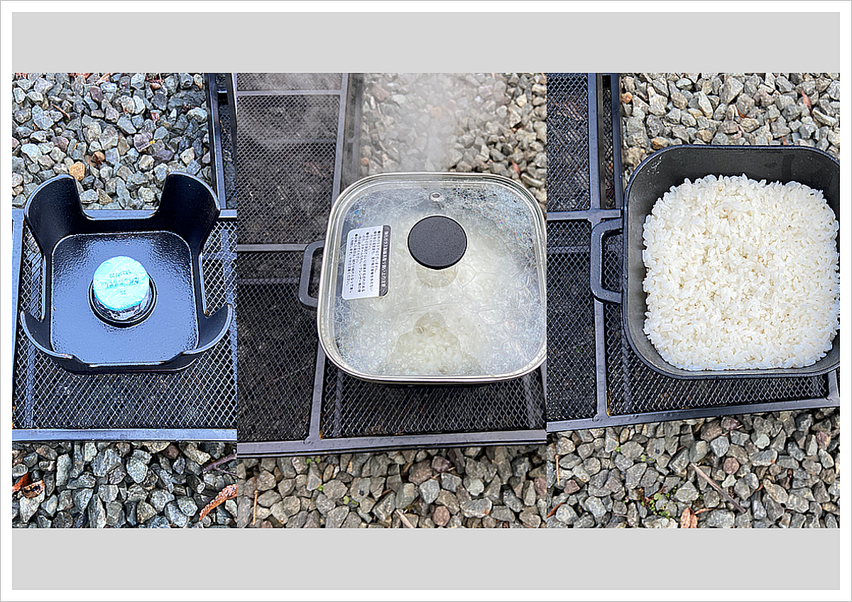 固形燃料でご飯を炊く:災害時に役立つ実例